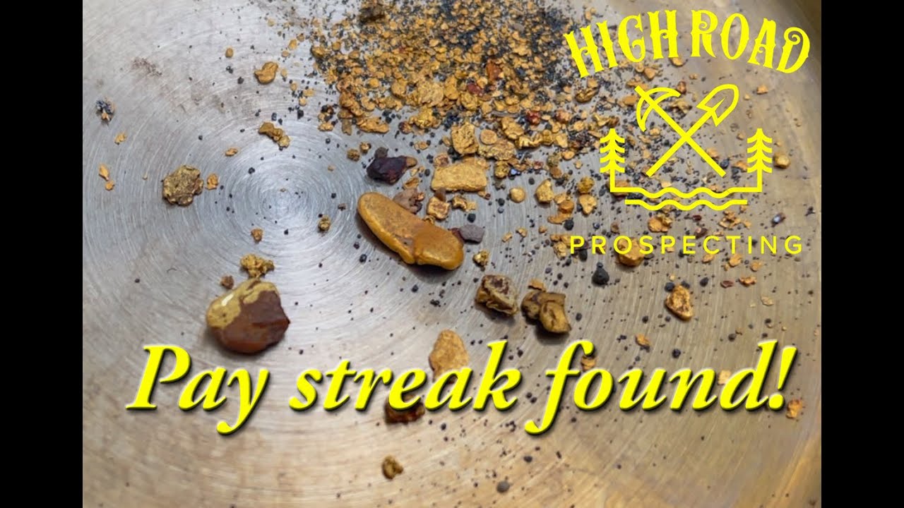 Pay Streak Found! Nice gold under big gravel