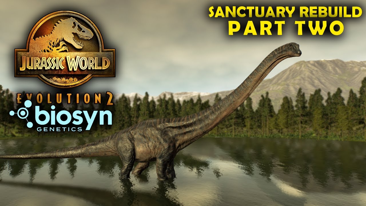 REBUILDING BIOSYN SANCTUARY! BioSyn Park Build Ep #2 | Jurassic World Evolution 2