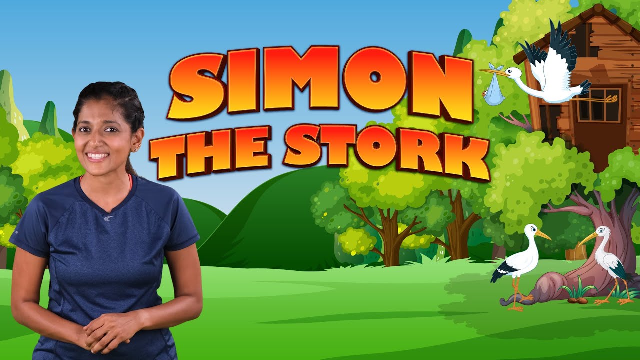 Stories for Kids | Simon the Stork | Yoga for Children | | Yoga Guppy by Rashmi Ramesh