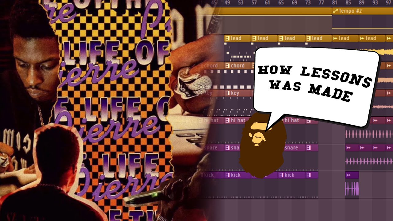 how 'lessons' by pi'erre bourne was made | fl studio