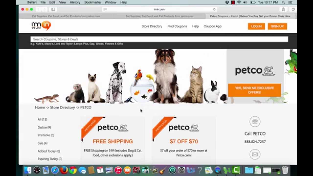 Petco Coupons verification by I&rsquo;m in! for 6/18/15