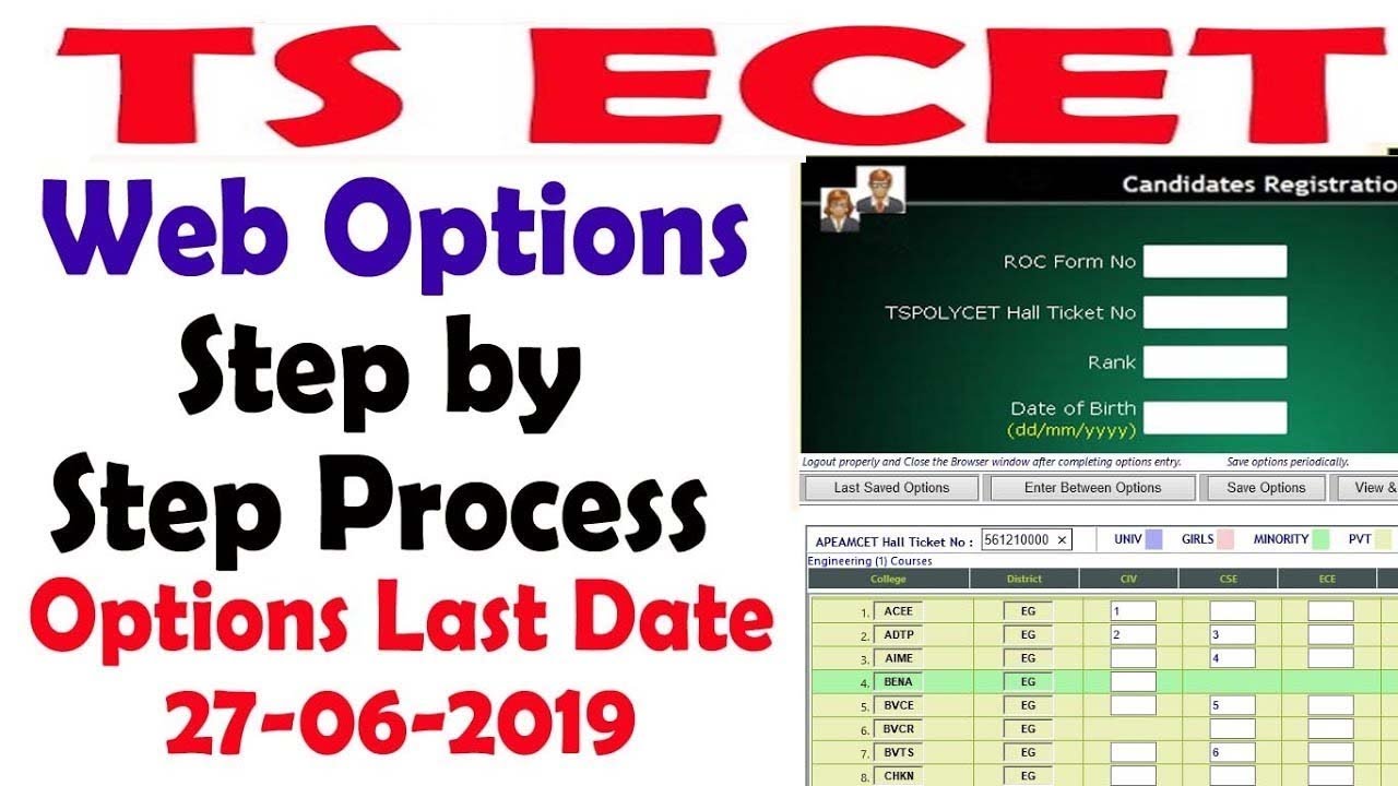 ts ecet counselling dates 2020 | ts ecet 2020 web options | ts ecet 2020