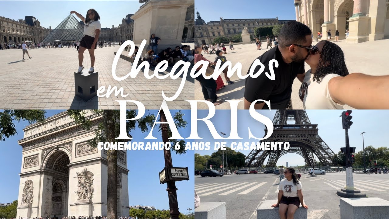TURISTANDO EM PARIS: CONHECENDO OS PONTOS MAIS FAMOSOS EM 1 DIA. TORRE EIFFEL, ARCO DO TRIUNFO & +.