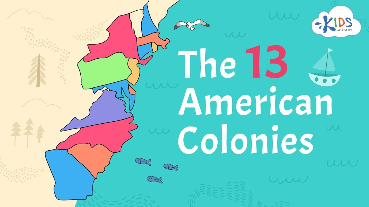 13 American Colonies | US History | Kids Academy