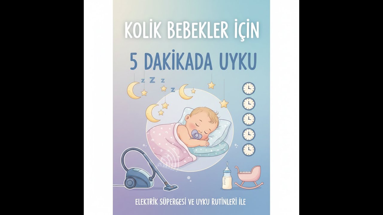 Elektrikli Süpürge Sesi Siyah Ekran (3 Saat Kesintisiz)