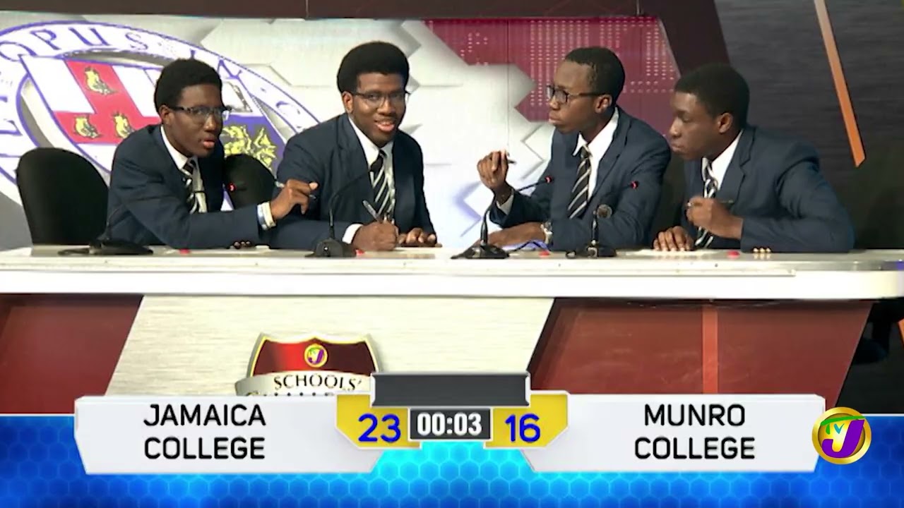 Jamaica College vs Munro College | March 9 | TVJ Schools' Challenge Quiz