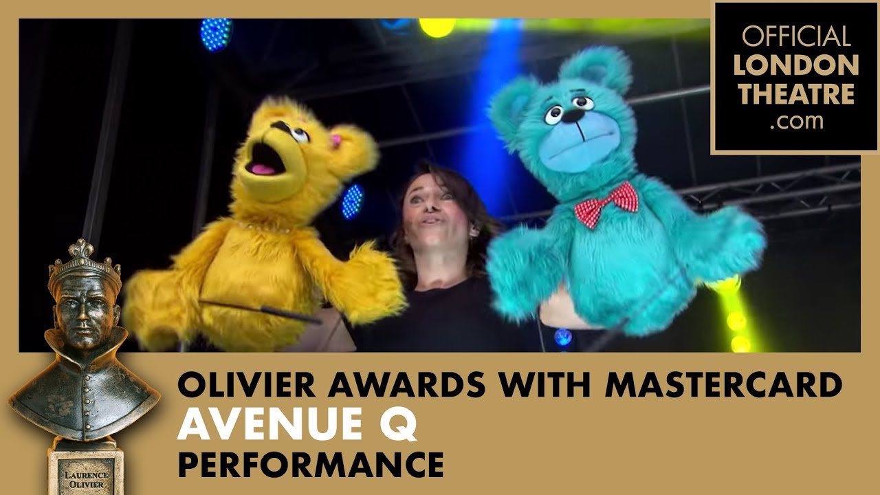 Avenue Q perform on the ITV stage in Covent Garden | Olivier Awards 2014 with Mastercard