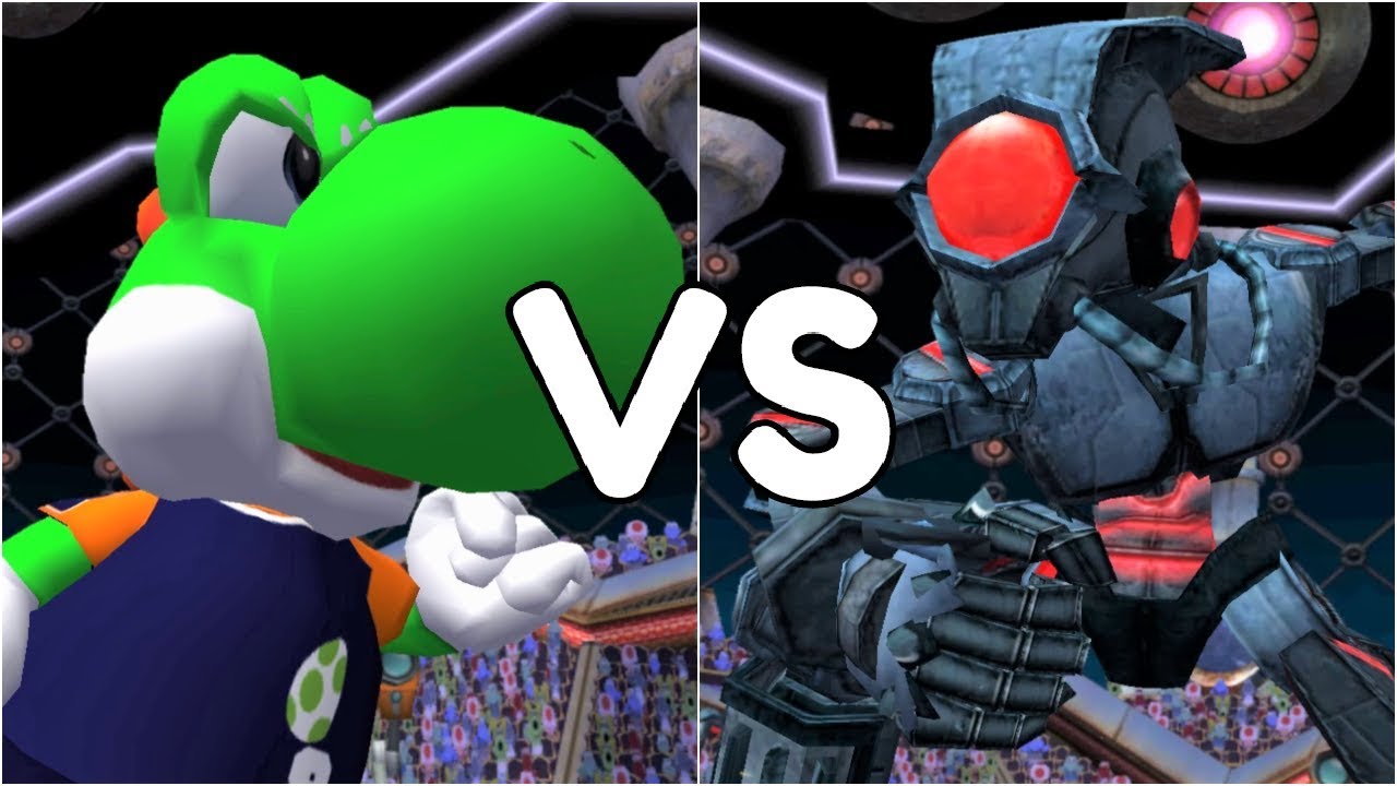 Super Mario Strikers - Yoshi vs Super Team - GameCube Gameplay (720p60fps)