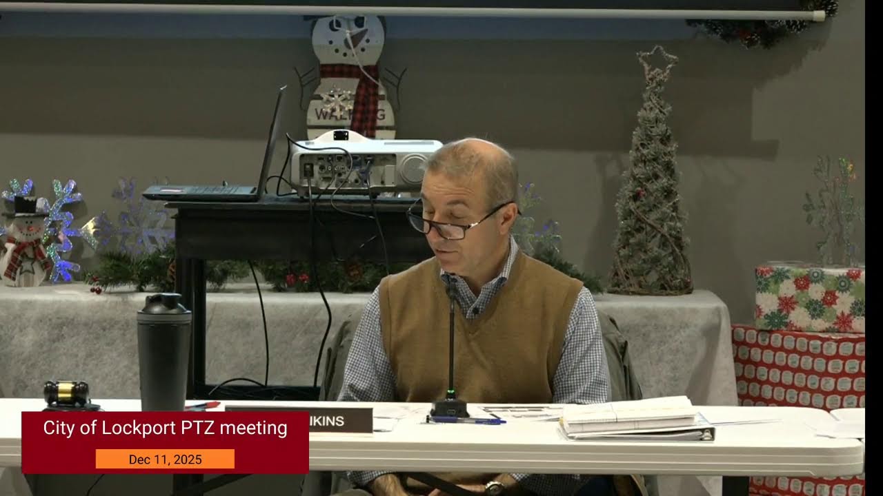 City of Lockport IL. PZC Meeting , December 11, 2025