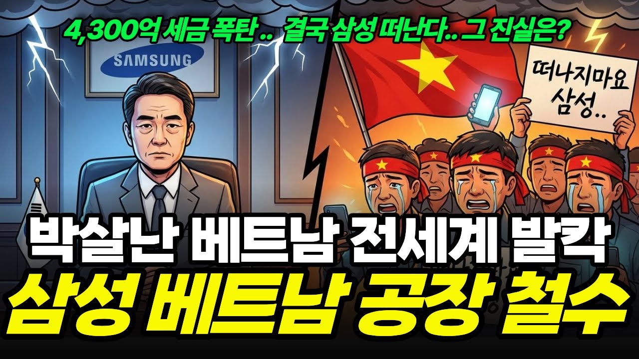 무시받던 삼성 결국 철수, 삼성이 떠나자 베트남이 몰락한 진짜 이유
