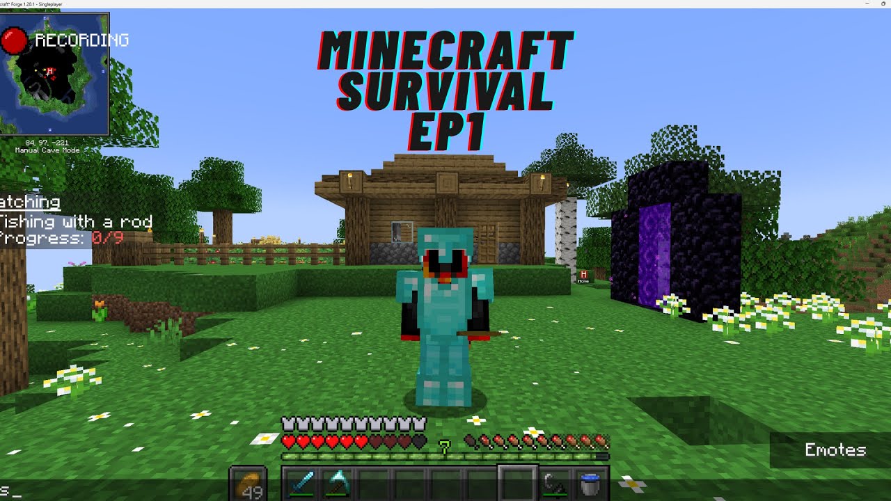 Modded Minecraft Survival (EP1)