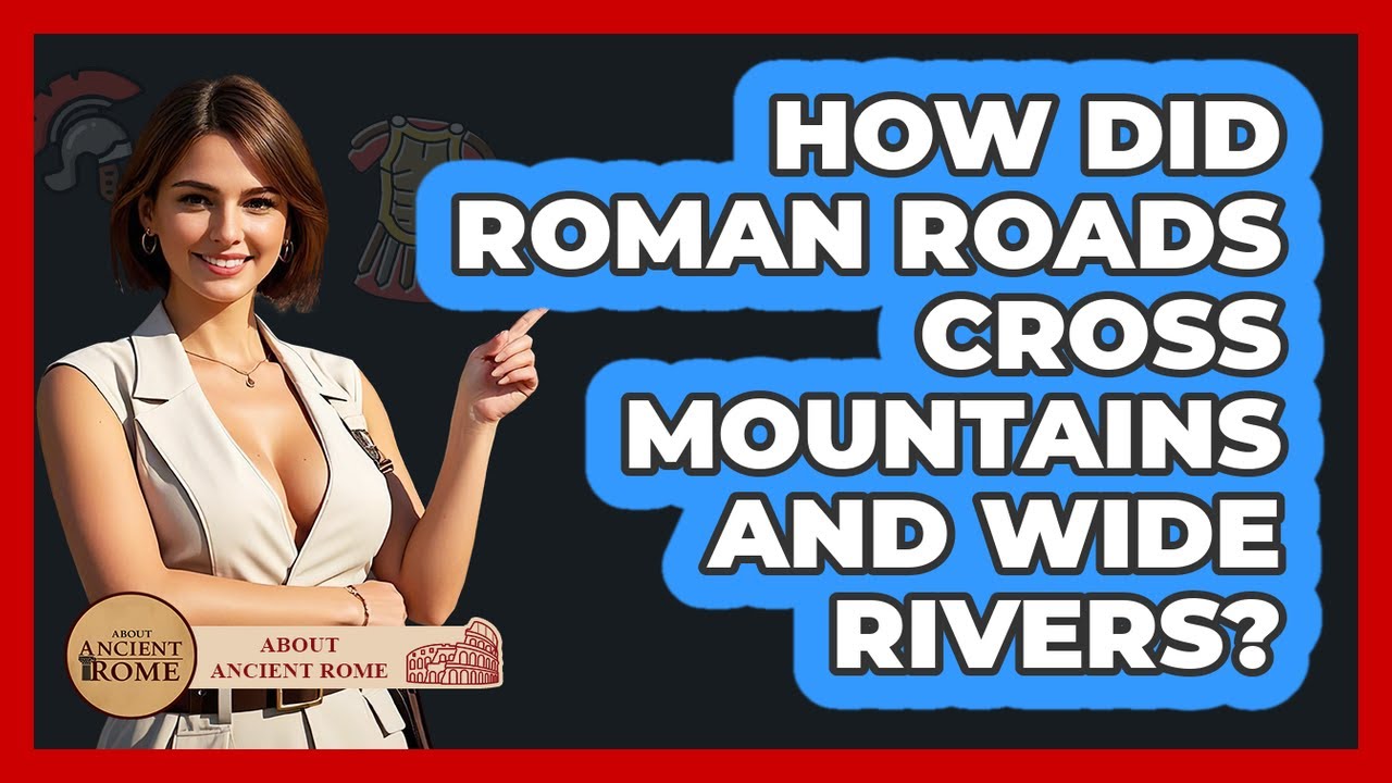 How Did Roman Roads Cross Mountains And Wide Rivers? - All About Rome