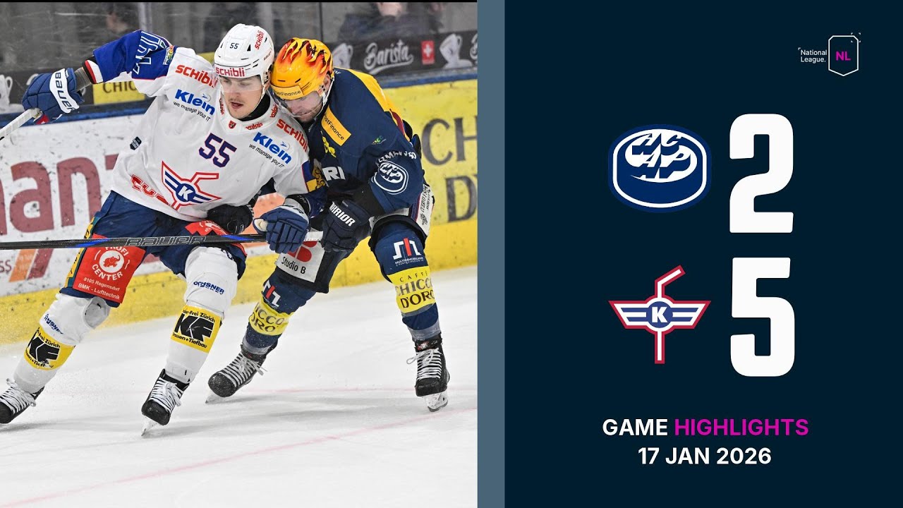 HC Ambri Piotta vs. EHC Kloten - Game Highlights