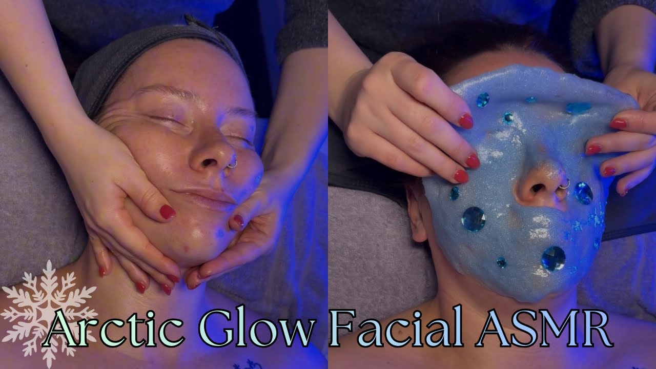 Arctic Glow Facial | Cooling Jelly Mask ASMR