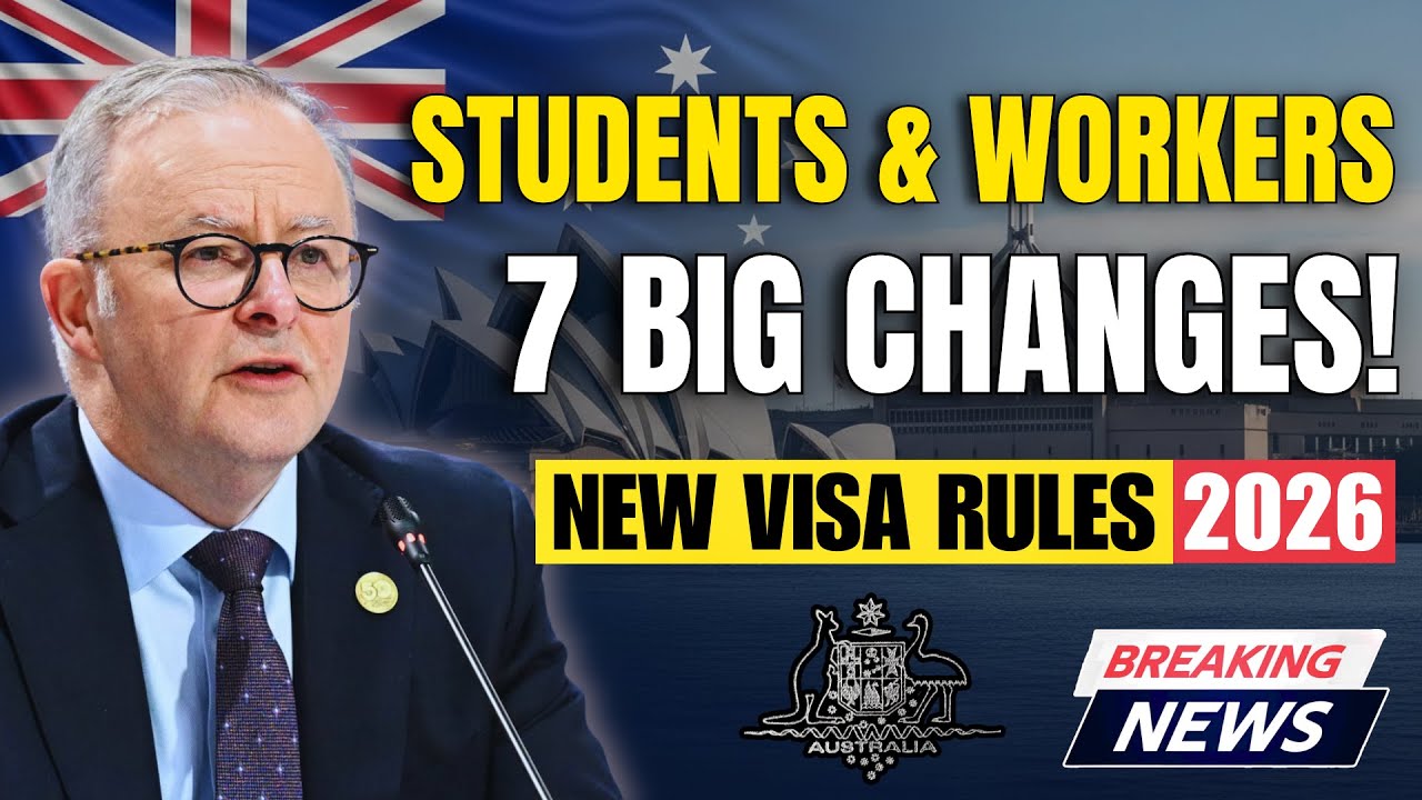 7 Shocking Australia Immigration Changes in 2026 🇦🇺 | Study, Work & PR Visas Updated
