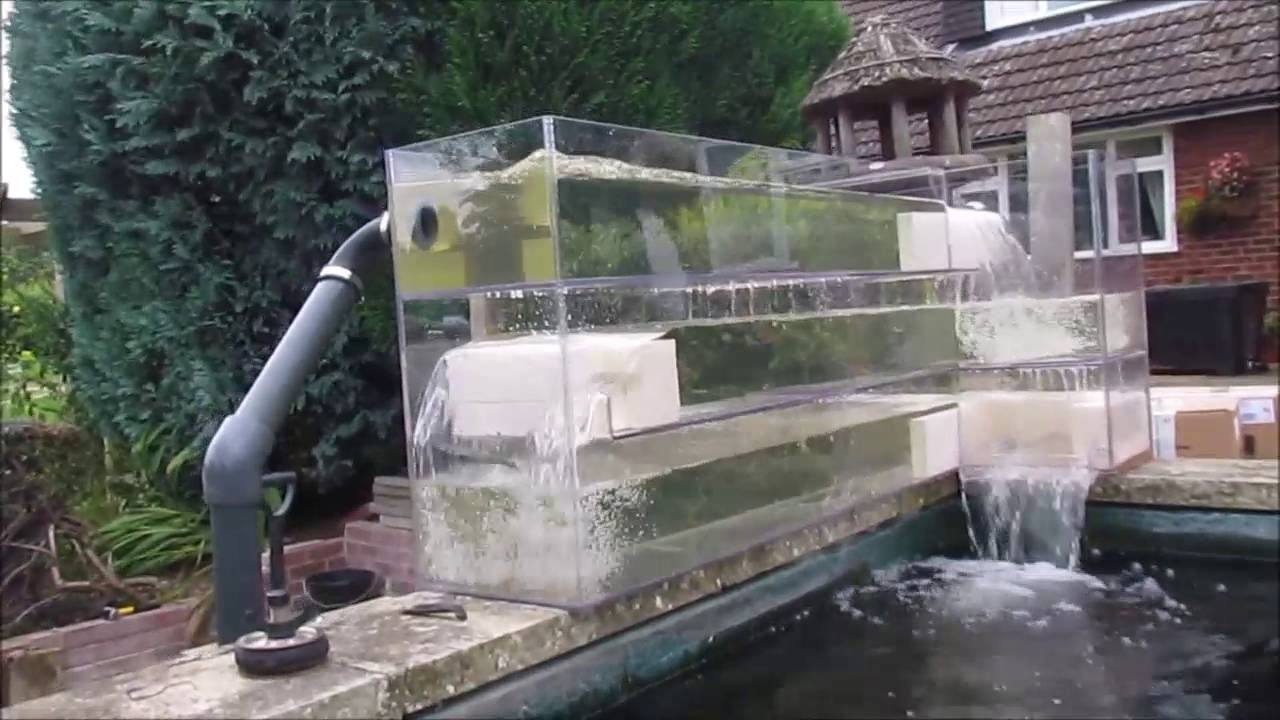 Installing a Bakki River / Shower using sera siporax on 4800gal pond