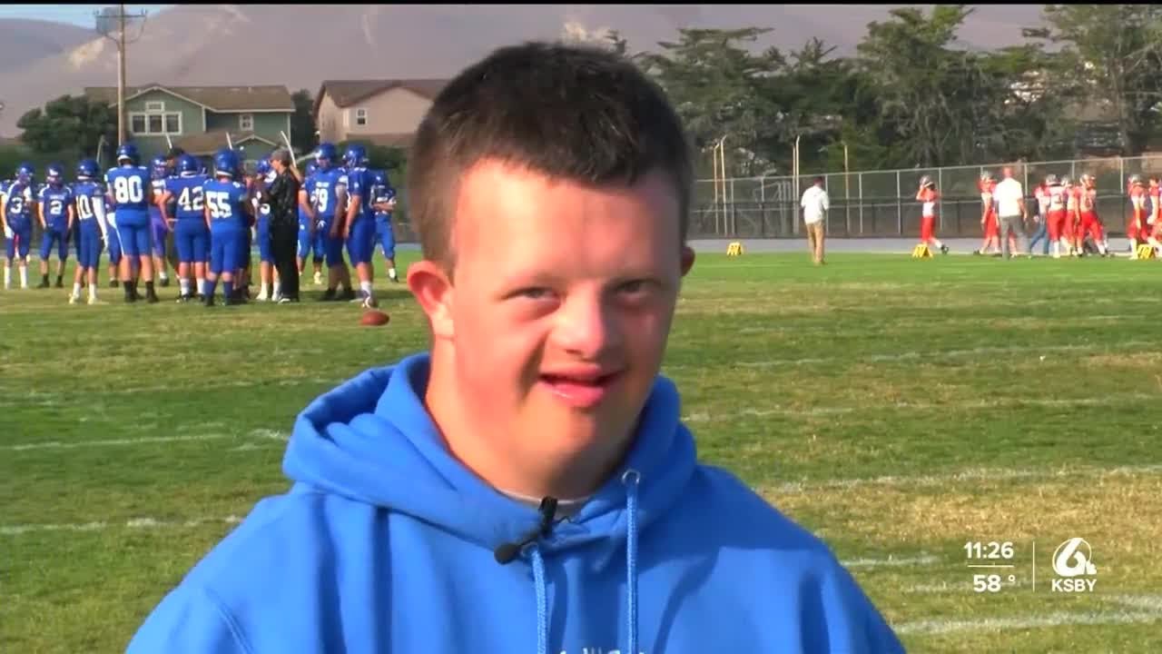 Oshan McGregor lives out his dream scoring a touchdown for Morro Bay