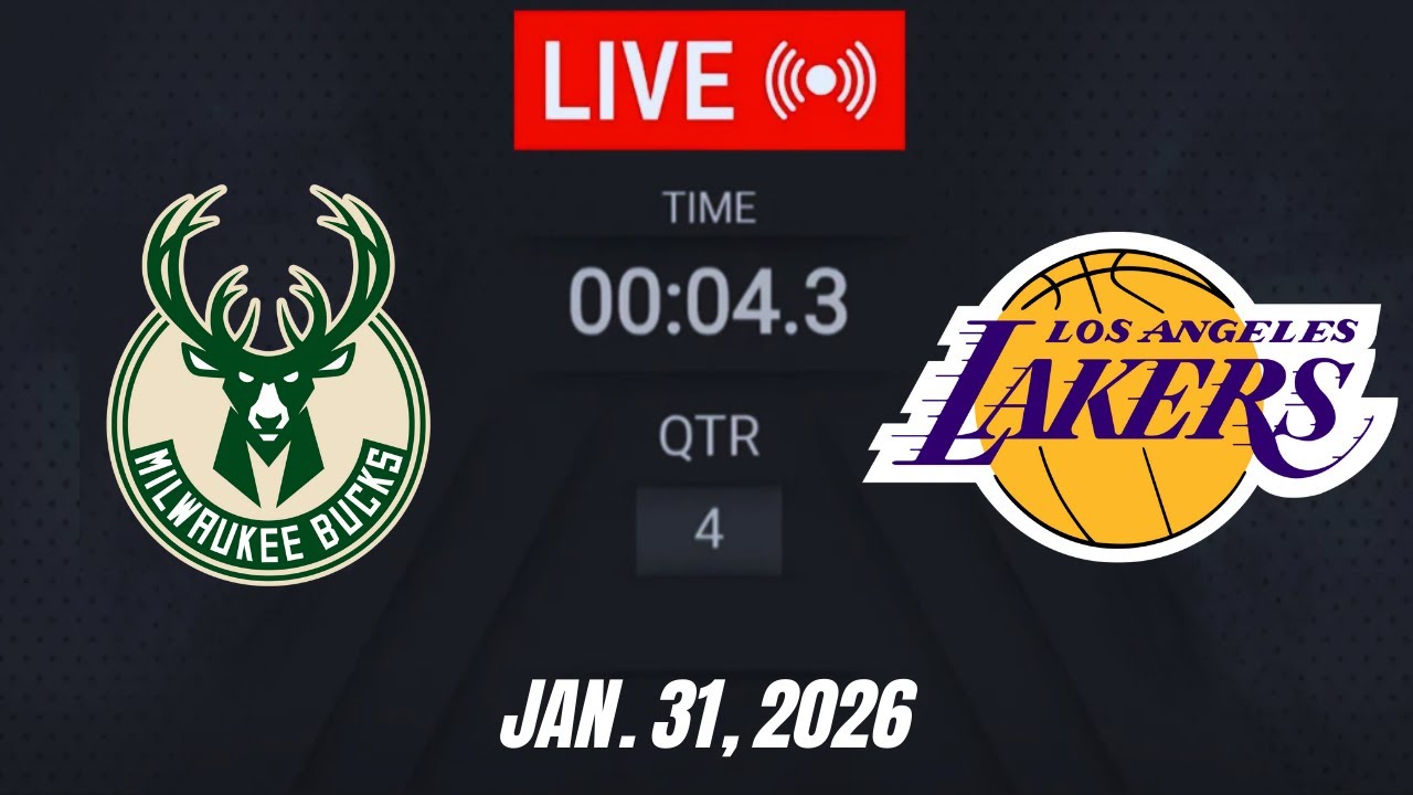 NBA LIVE! Milwaukee Bucks vs Los Angeles Lakers I January 31, 2026 | 2026 NBA Season Live 2K
