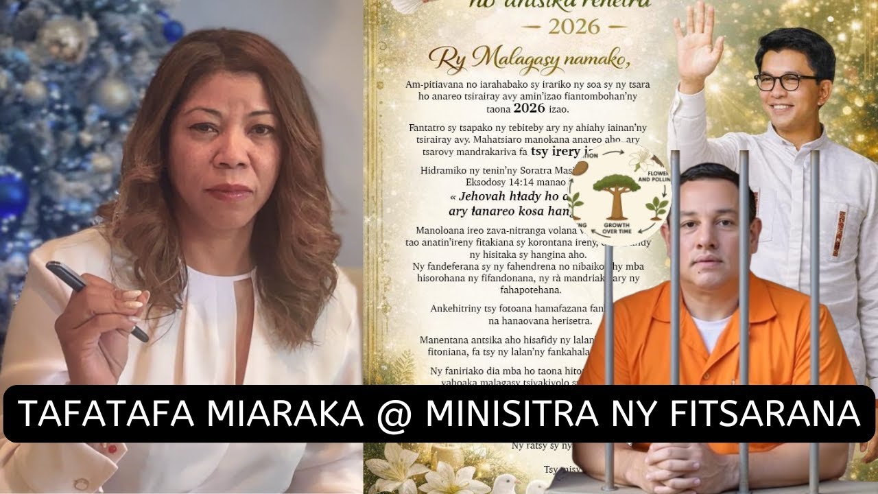 TAFATAFA MIARAKA @ MINISITRA NY FITSARANA FANIRISOA ERNAIVO