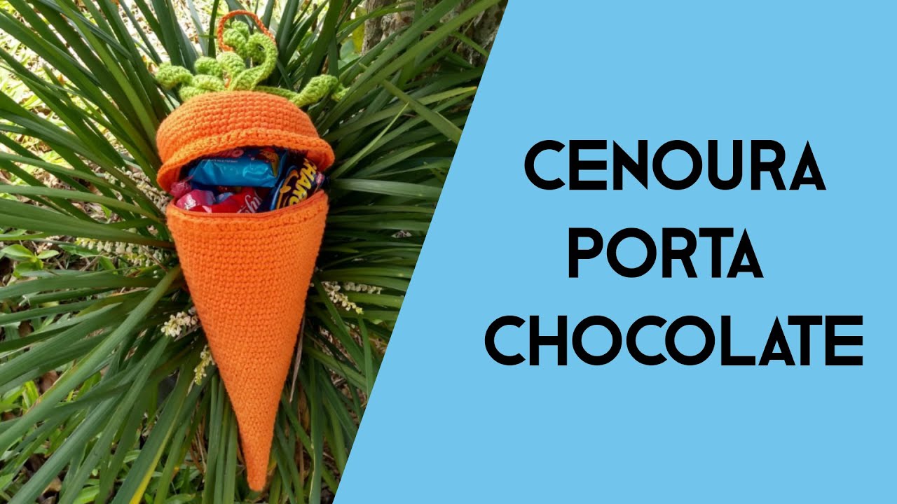 Cenoura Porta Chocolate/ Crochê