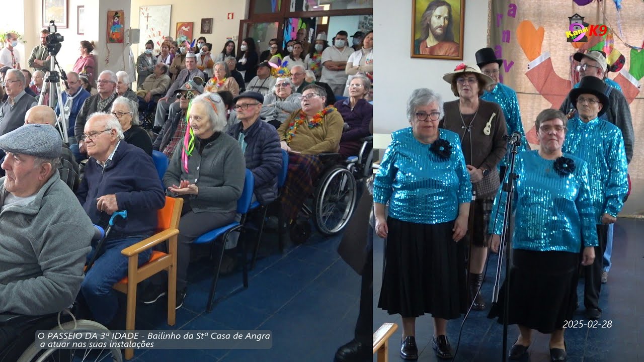 O PASSEIO DA 3ªIDADE é o assuntoBailinho da Santa Casa de Angra,a atuar nas suas instalações 28/2/25