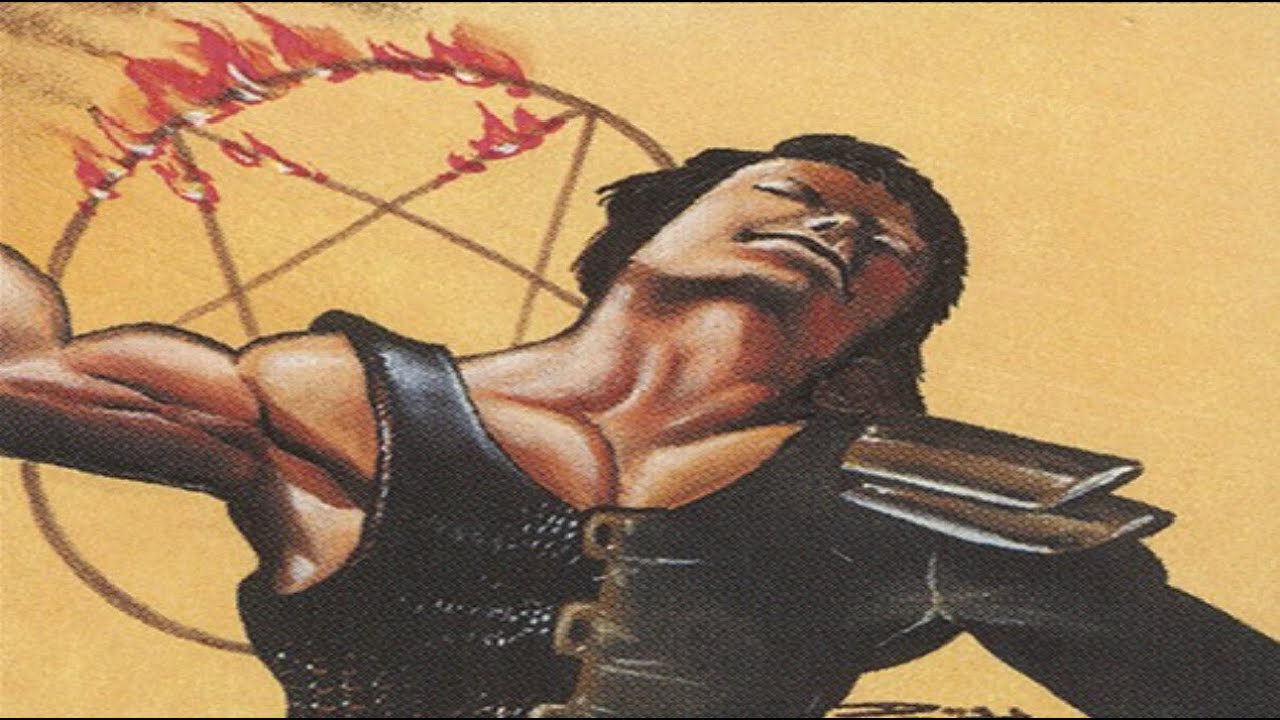 MTG OLD SCHOOL best of 3: TROLLDISK vs home made MONOBLACK.