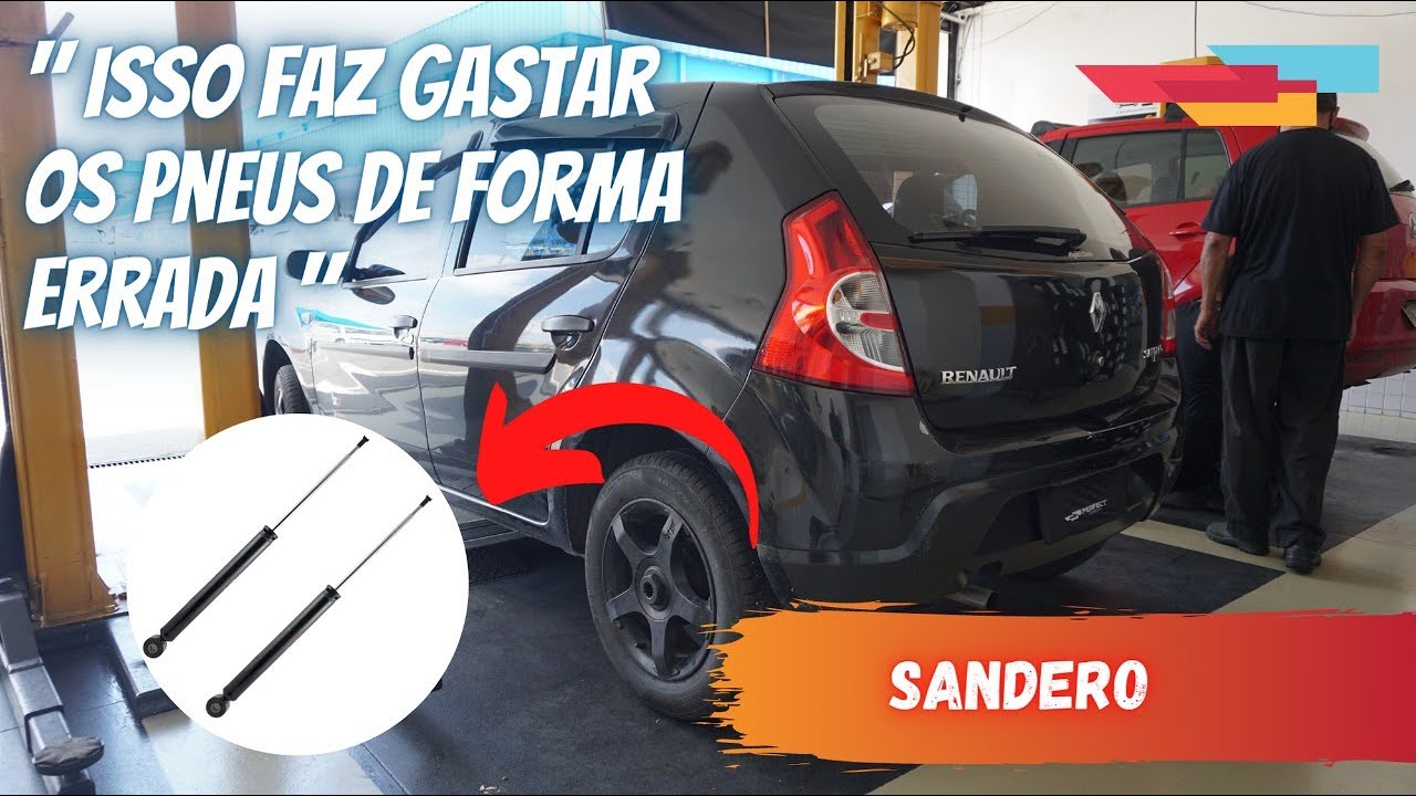 TROCA DO AMORTECEDOR TRASEIRO | RENAULT SANDERO