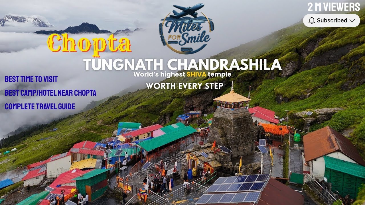 Tungnath to Chandrashila Trek🌄 | World’s Highest Shiva Temple | Chopta Tungnath Travel Vlog 2025