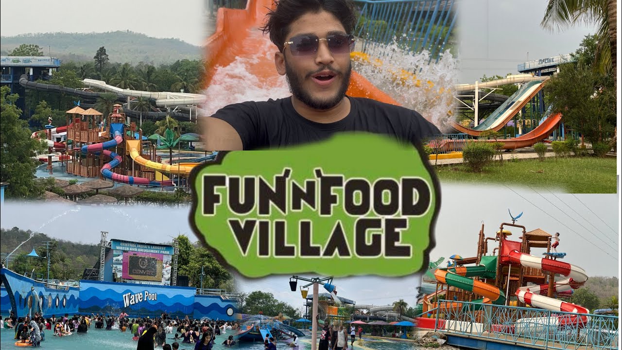 FUN N FOOD VILLAGE  NAGPUR 🌊😝// 2K25 Water park, amusement park￼ ,entry fees ?😮#trending #viralvideo