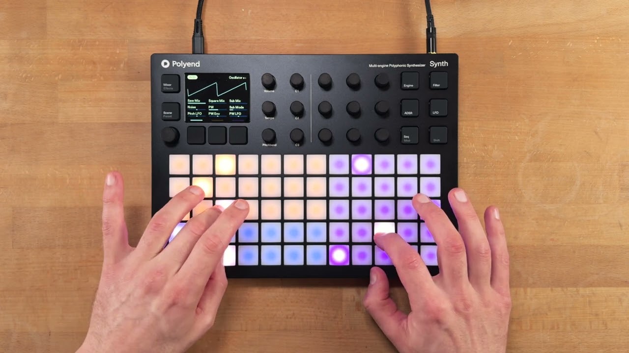 Polyend Synth Demo (no talking) with Factory Presets