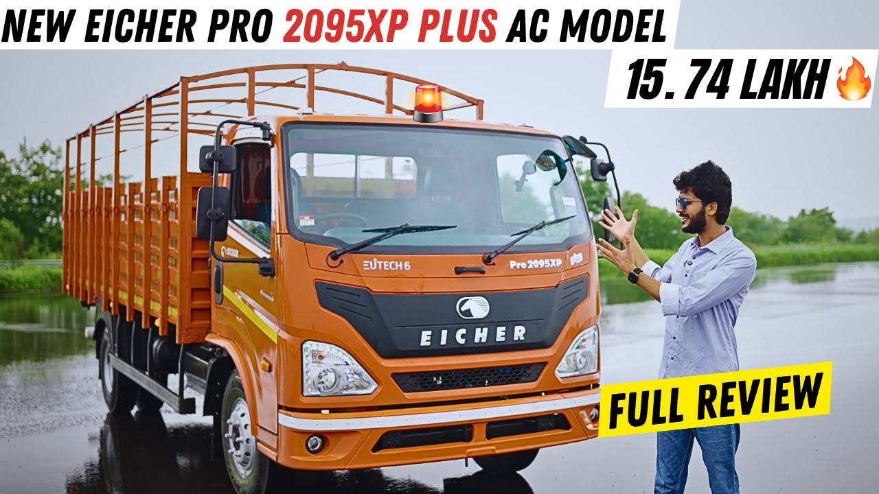 Eicher Pro 2095XP Plus Hindi Review | New AC Trucks with More Payload, Mileage and features