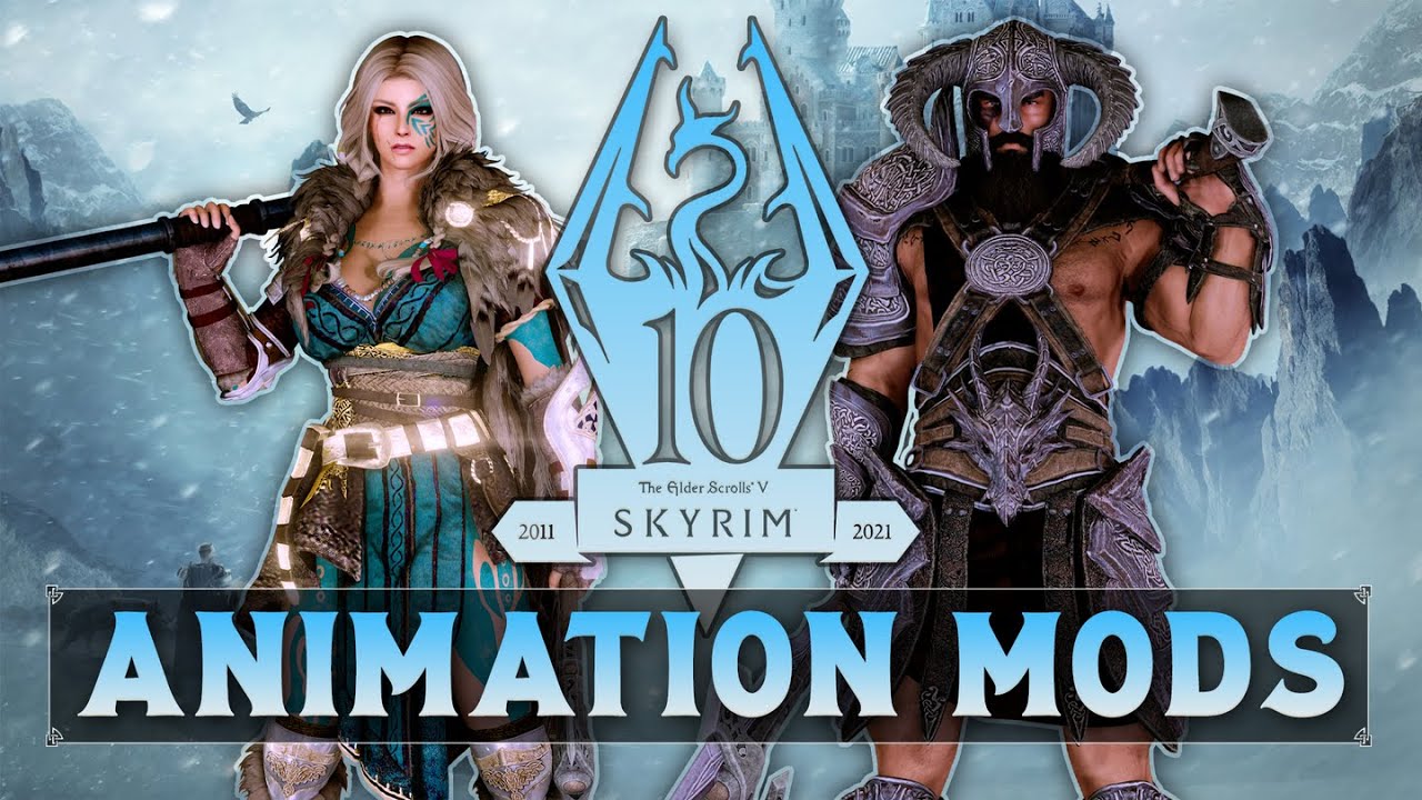 НОВЫЕ революционные моды анимации для Skyrim! | Анимация следующего поколения