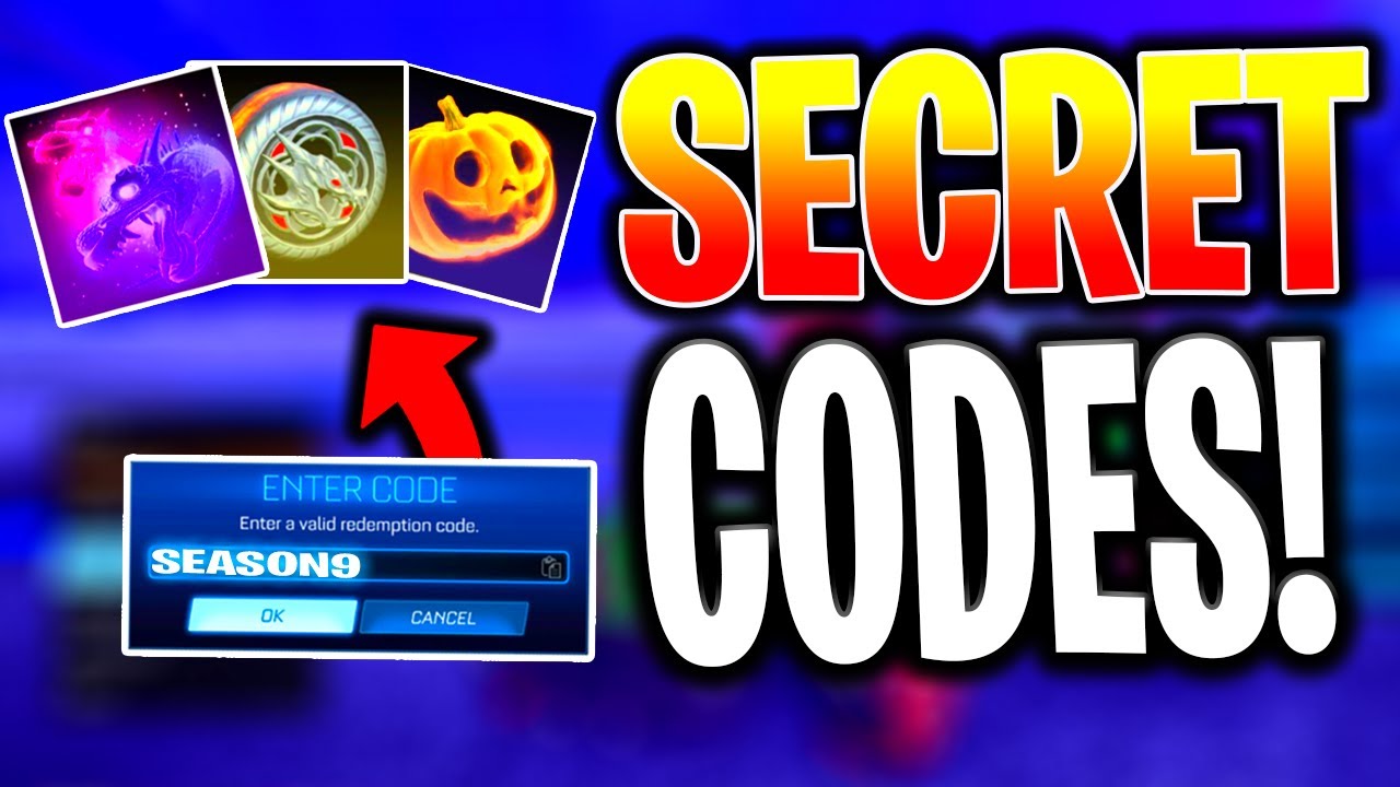 Rocket League New SECRET Redeem Codes!