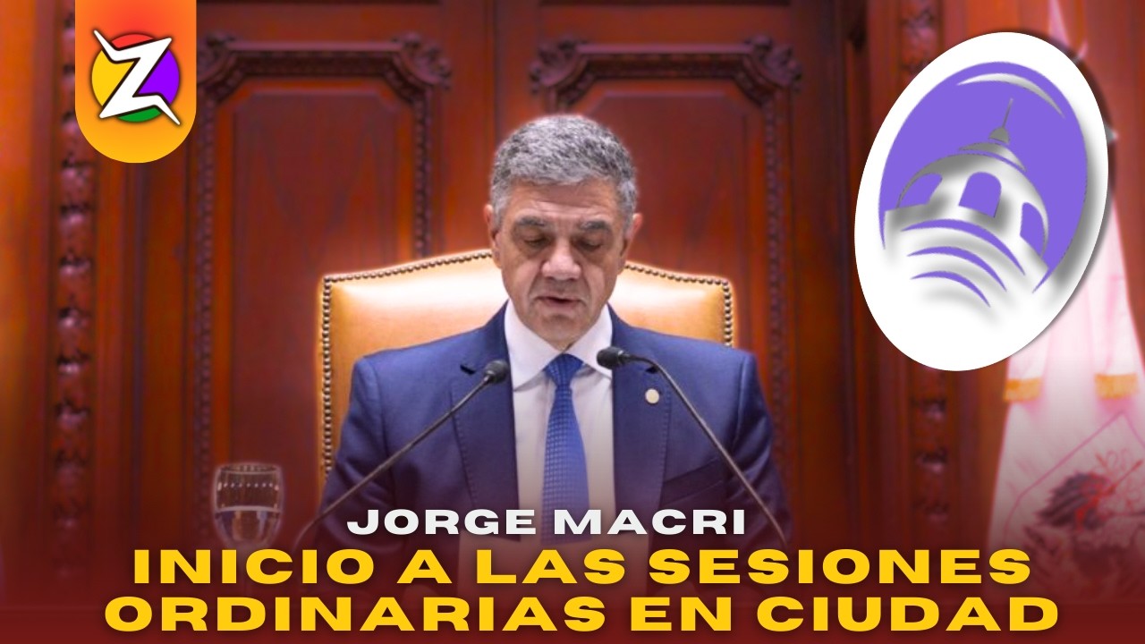 JORGE MACRI DIO INICIO A LAS SESIONES ORDINARIAS EN CIUDAD | CÓDIGO DE BARRAS
