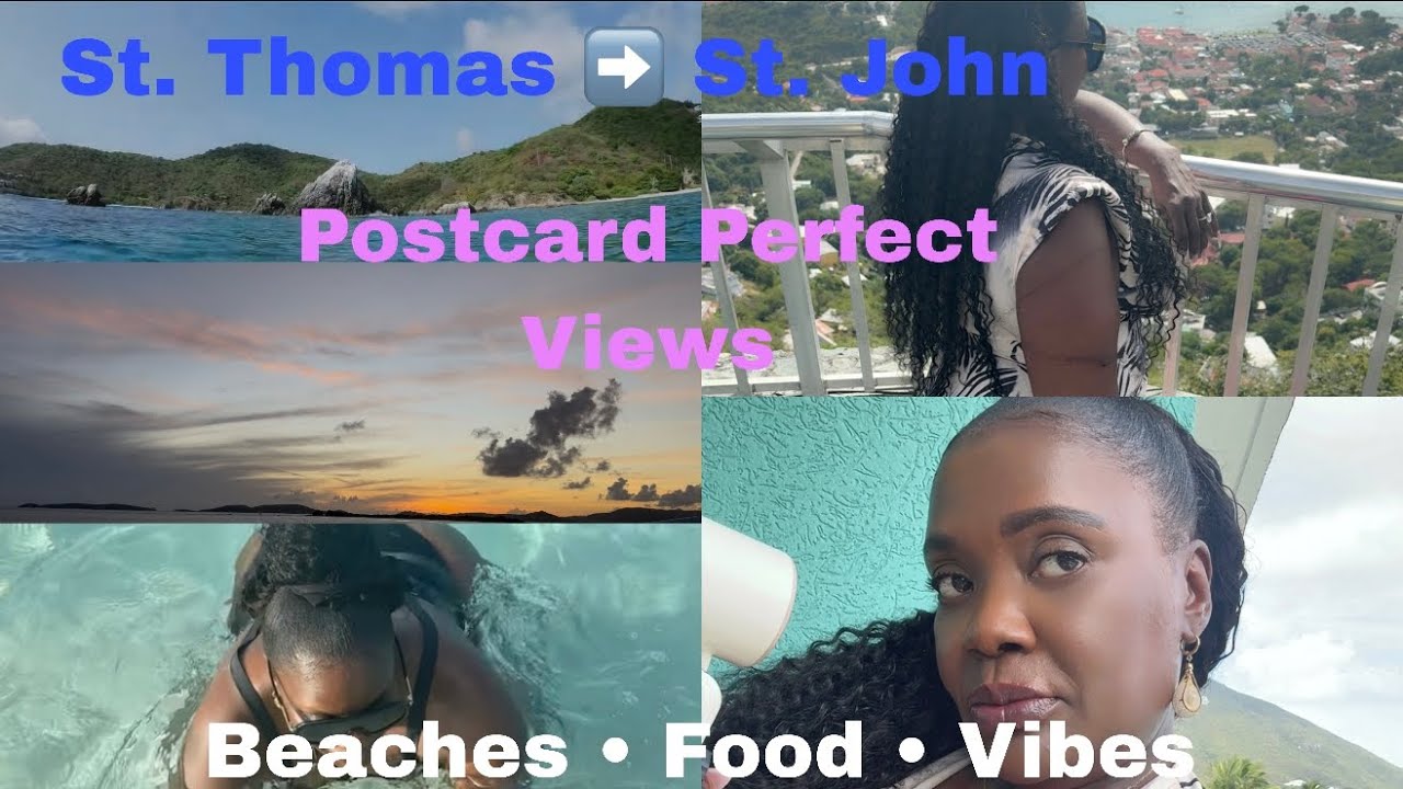 TRAVEL VLOG PT TWO]St. Thomas ➡️ St. John| Good food, perfect beaches. A romantic vibe #2026 #travel