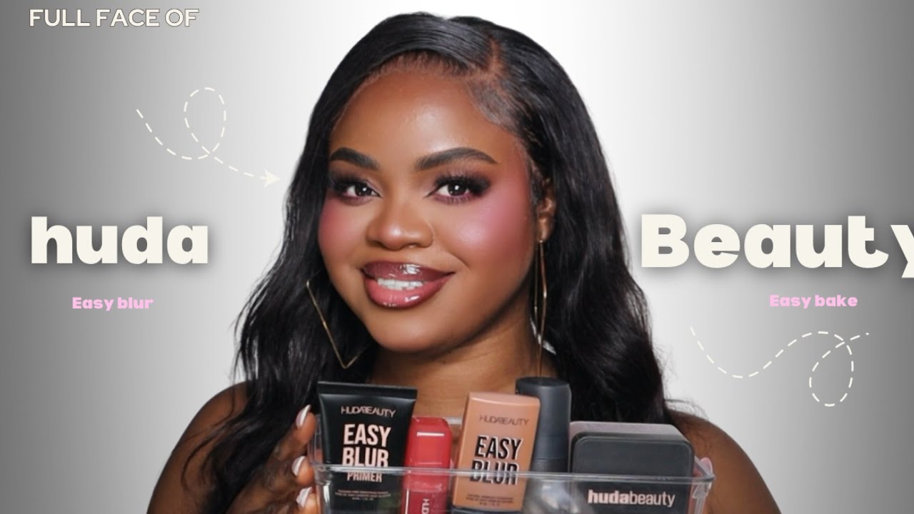 HUDA BEAUTY EASY BLUR!!! #viralvideo #hudabeauty #huda #makeup
