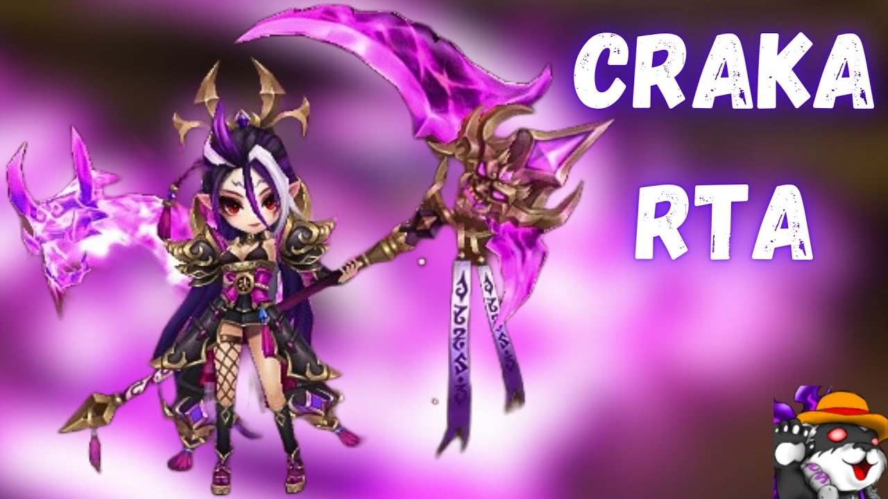 The Power Of Craka (Dark Hell Lady) In RTA  Summoners War