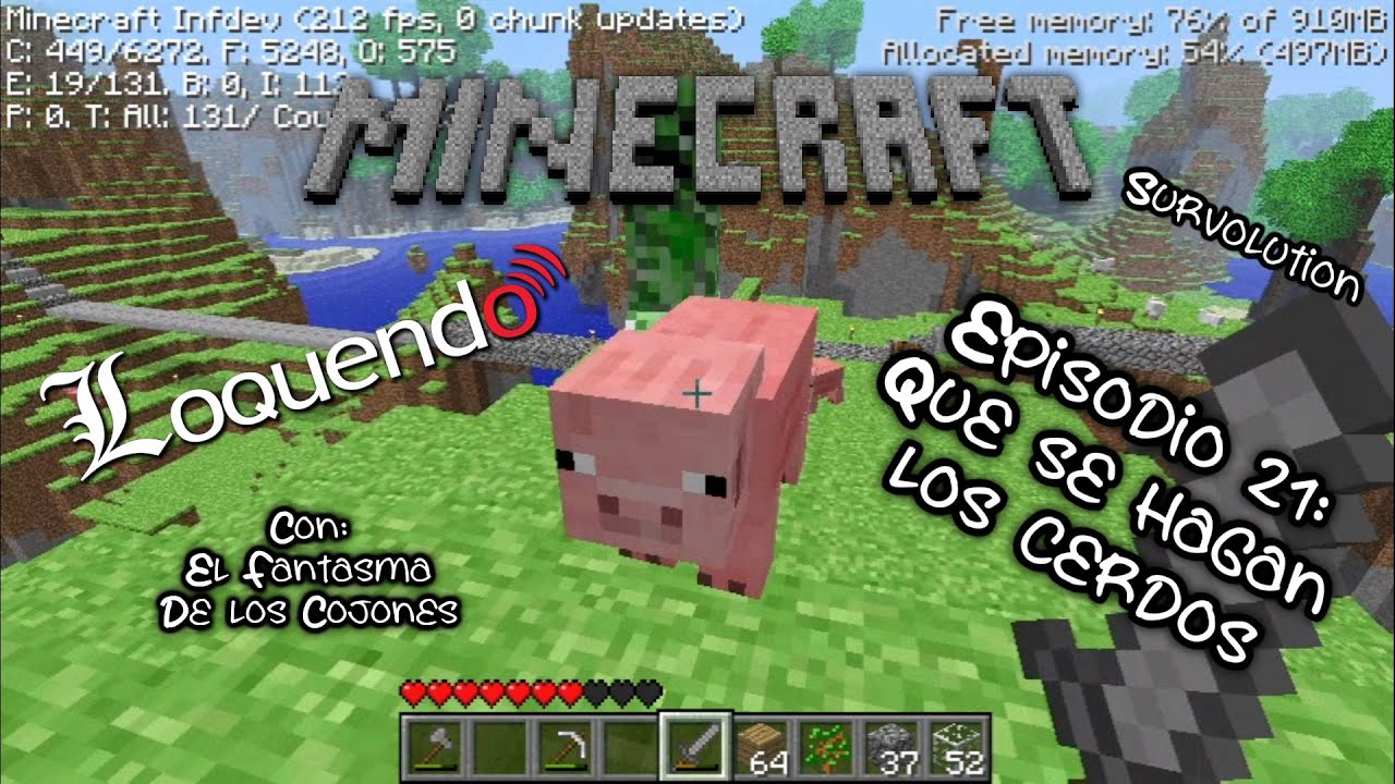 Minecraft: Survolution Episodio 21: Infdev 20100415  (Loquendo)