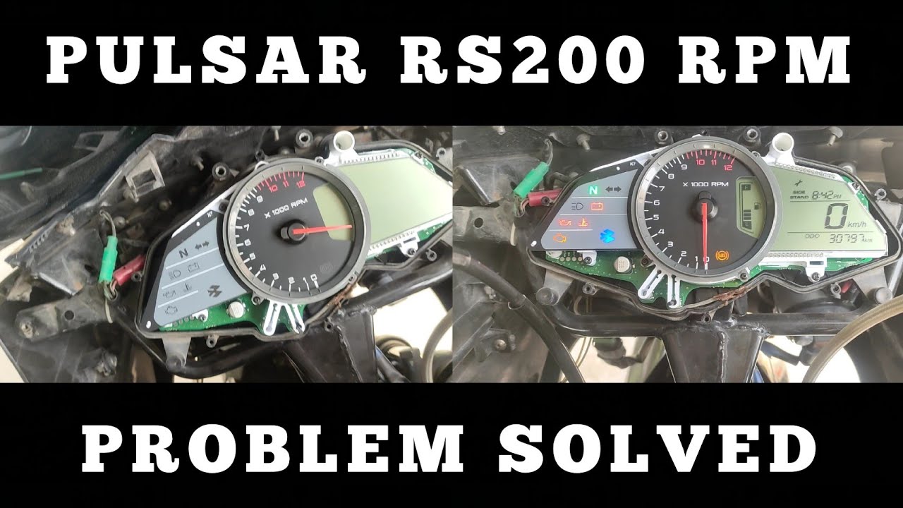 PULSAR RS 200, NS 200 RPM METER PROBLEM  SOLVED|| BASIC PROBLEM OF RS200|| #uk04skvlogs