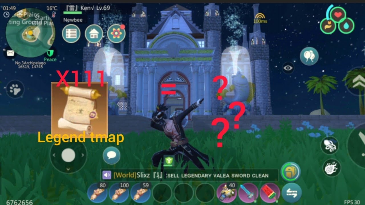 Utopia origin : 111 Legend tmap ( 111 bản đồ kho báu leg )