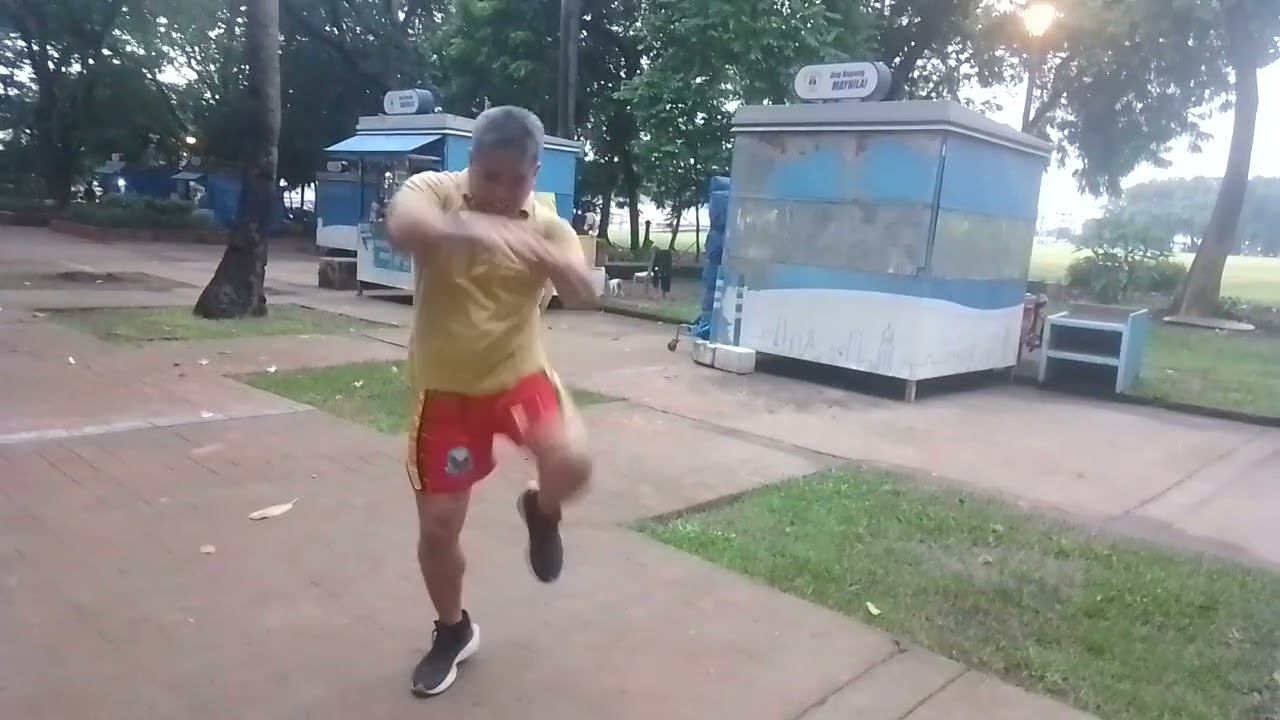 Shadow fight Sagda Pangamot siki.kick boxing.