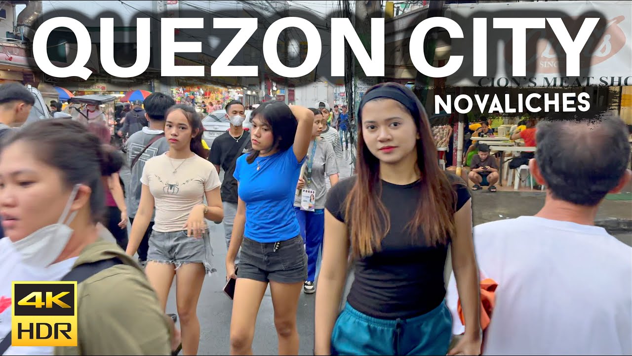 Ultimate Walk at Novaliches Quezon City Philippines [4K HDR]