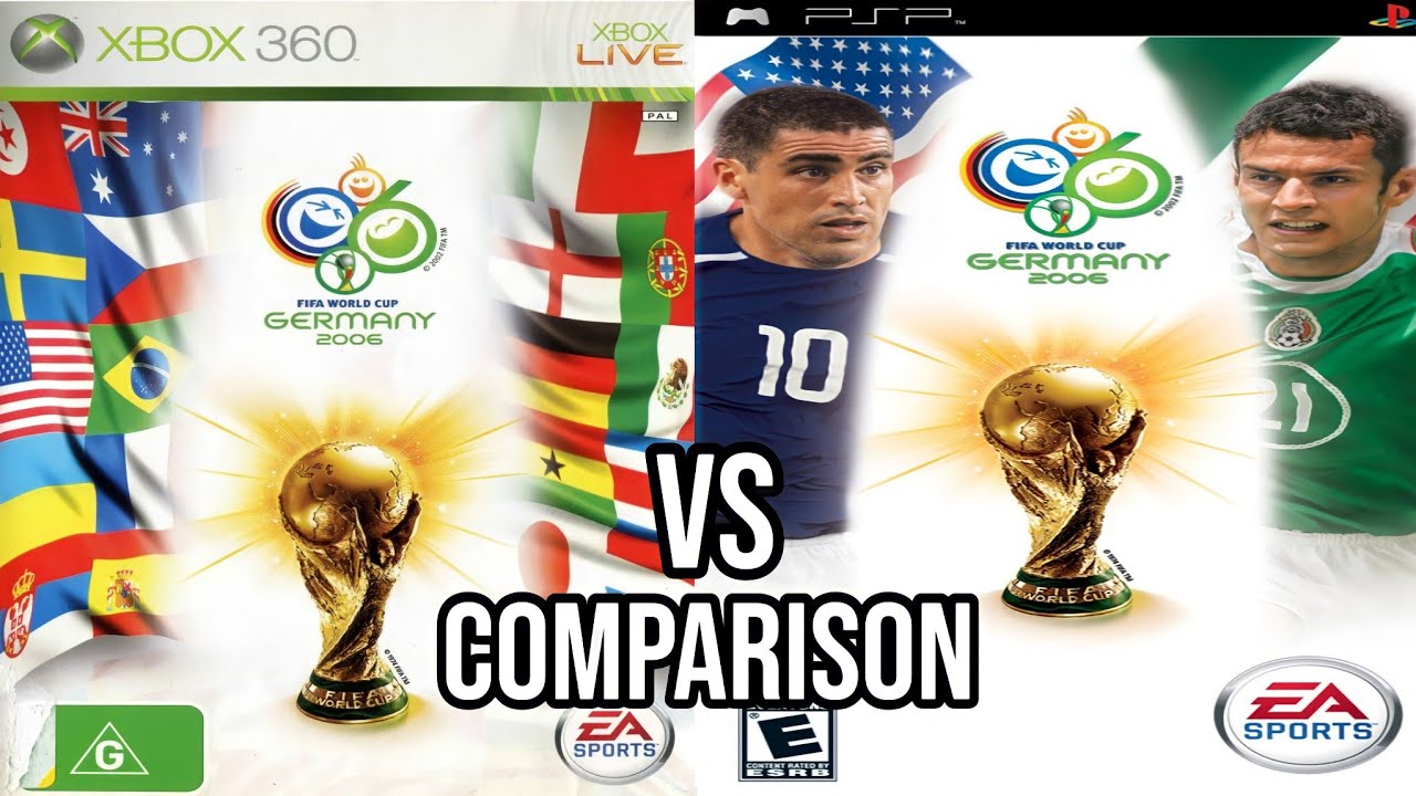 FIFA World Cup 2006 Xbox 360 Vs PSP