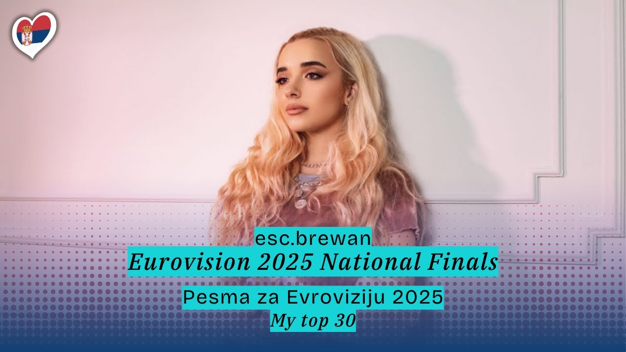 🇷🇸Pesma za Evroviziju 2025 | My top 30