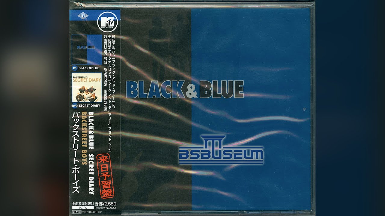 Backstreet Boys - Black & Blue Japan Secret Diary Tour Edition 2001 CD+DVD Unboxing Introduction