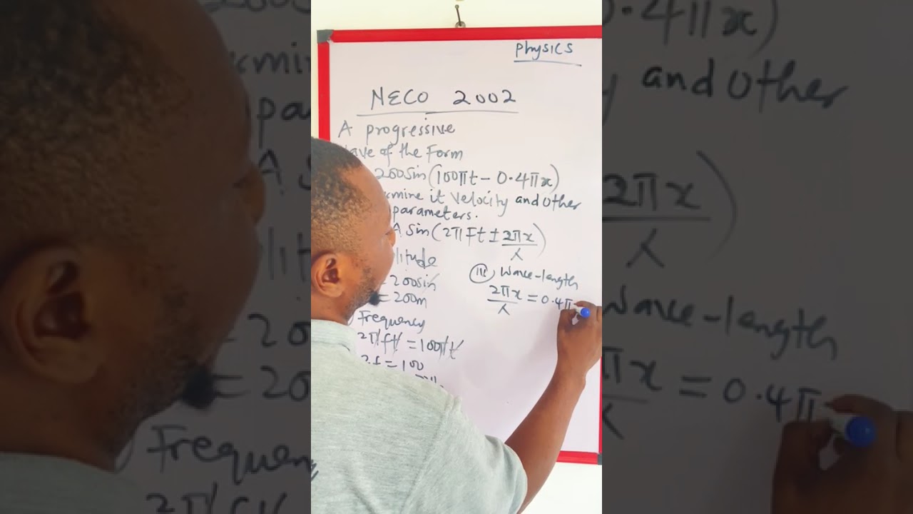 waves equations analysis