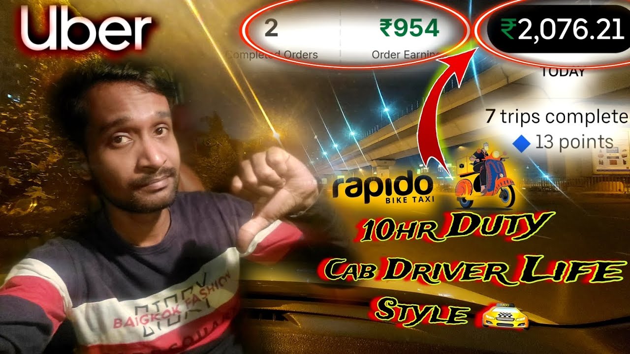 10 hrs Duty Cab Driver 🚖 Life Style | Kolkata Ola Uber Market Down | WagonR Tour H3 | BikerBoySamir 