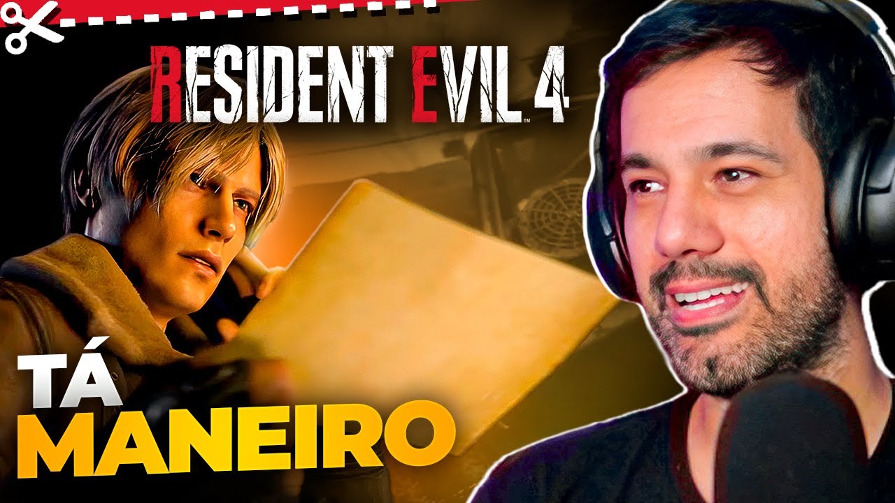 REACT - GAMEPLAY RESIDENT EVIL 4 REMAKE no Resident Evil showcase