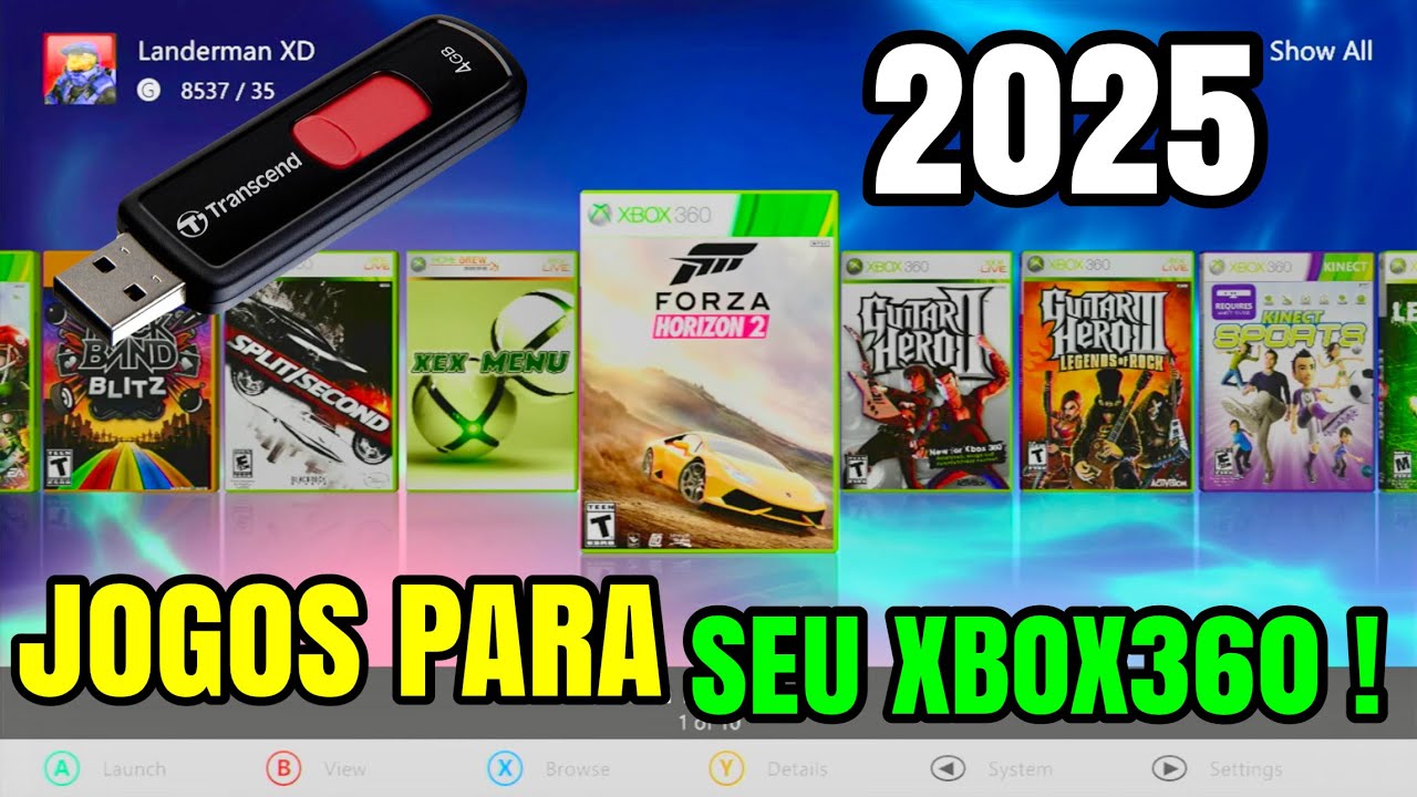 JOGOS PARA O SEU XBOX360 EM 2025 VIA USB