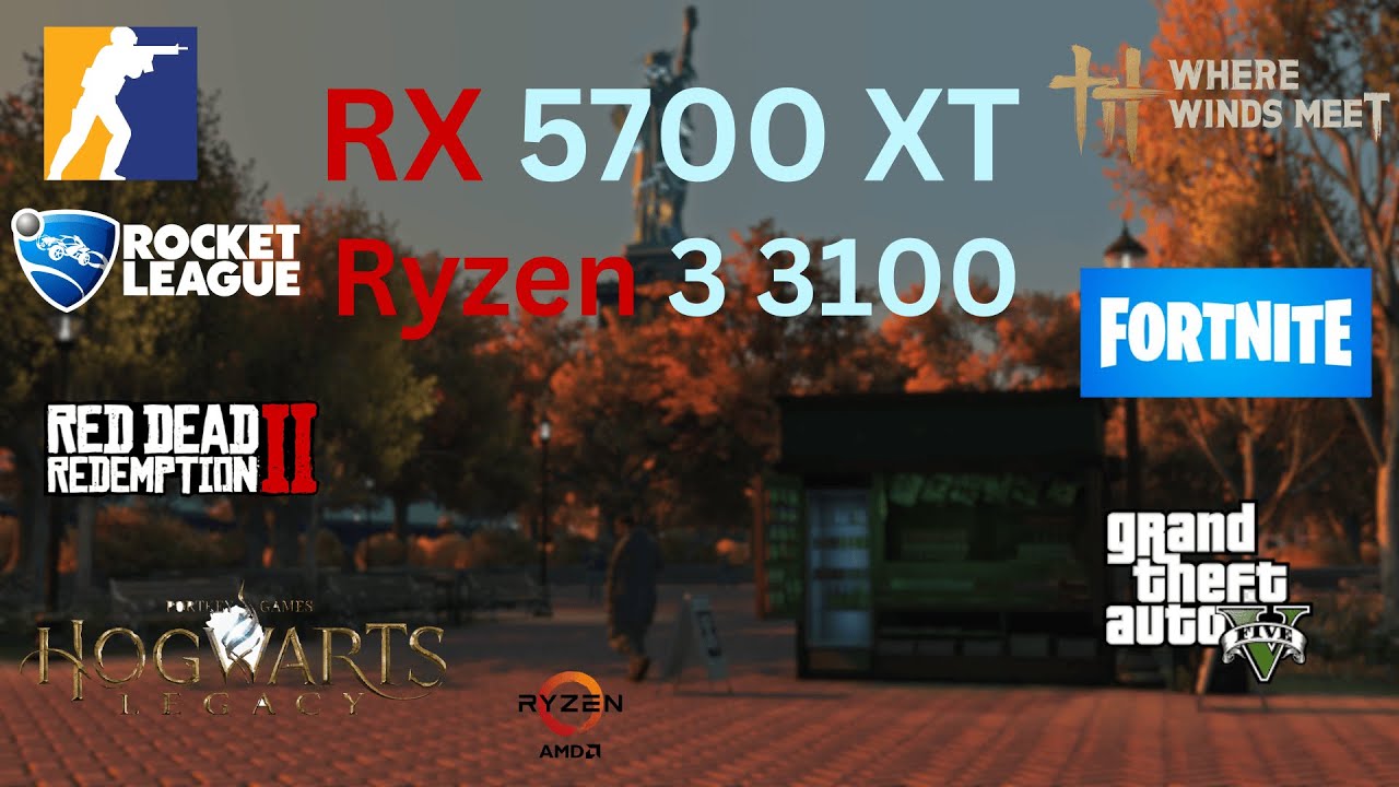 Ryzen 3 3100 + RX 5700 XT  | Test in 7 Games in 2026